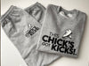 THIS CHICK'S GOT KICKS!®️ Sweatsuit Grey