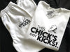 THIS CHICK'S GOT KICKS!®️ Sweatsuit White