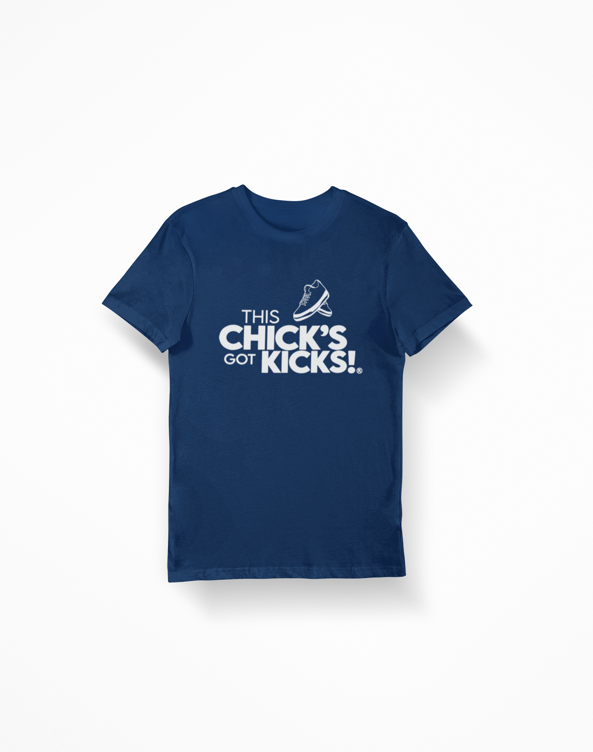 THIS CHICK'S GOT KICKS!®️ T-Shirt Navy